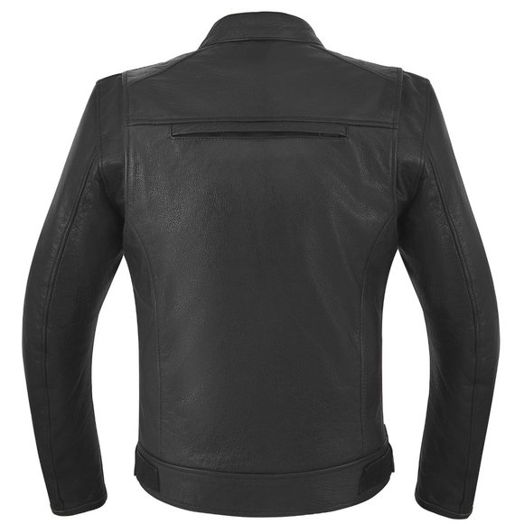 Men's Cowhide Premium Leather Scooter Jacket with Conceal Carry - Picture 3 of 8